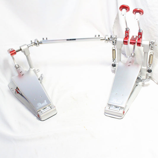 USED PEAEL / P-3502D Demon Drive XR Machined Double Pedal Pearl Twin Pedal [08]