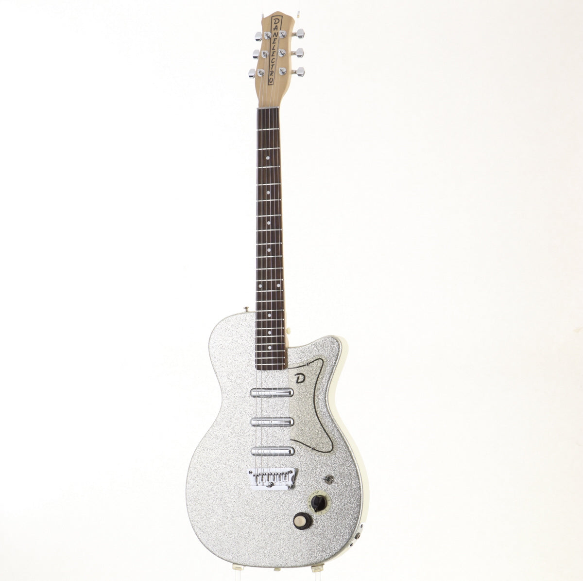 ジャンク Danelectro ダンエレクトロ 56-U3 シルバースパークル - ギター