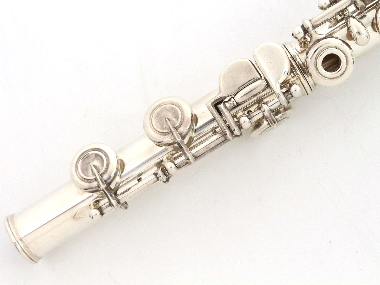 [SN 002506] USED YAMAHA / Flute YFL-483, head tube silver, inline ring key [09]
