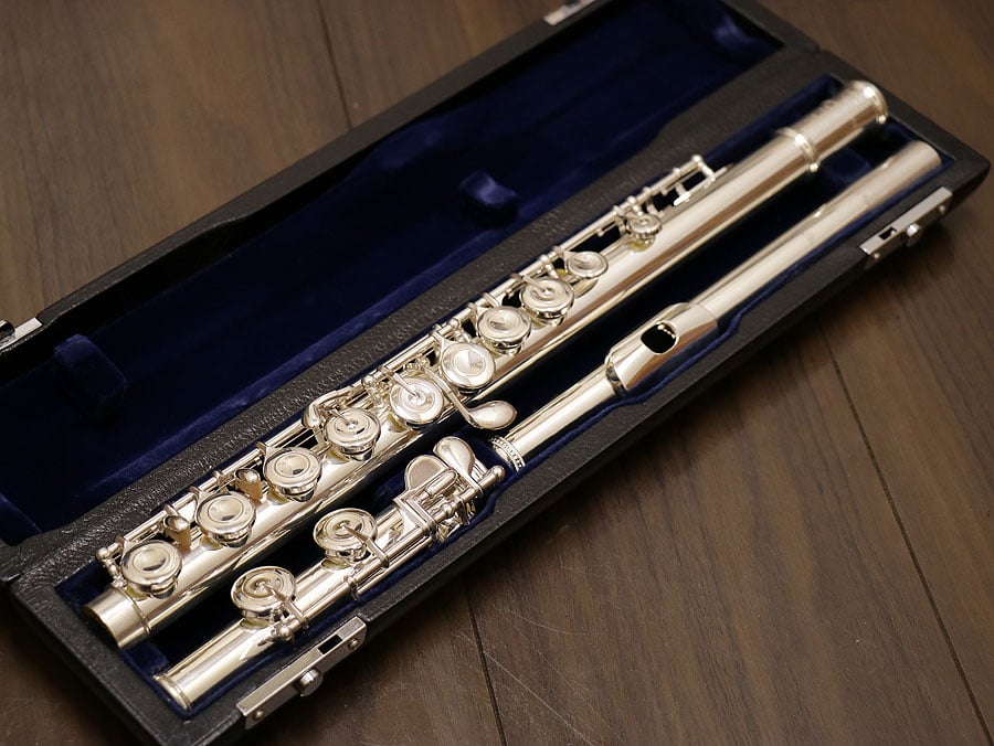 [SN A1004] USED SANKYO / Sankyo ARTIST P.A NEL all silver flute [10]