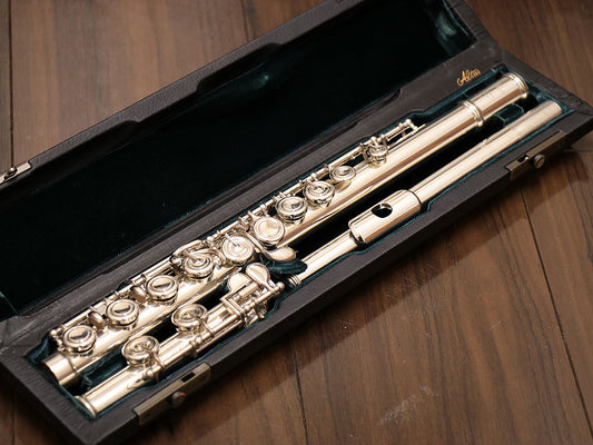 [SN 062055] USED ALTUS A1007E silver flute with silver tube [10]