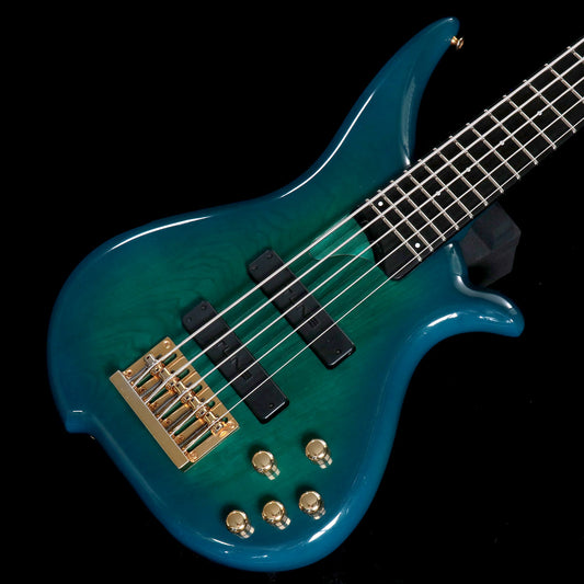 [SN 0042--] USED TUNE / TWB-5-ASH see-through Blue Tune [4.22kg] 5-string bass active bass [Made in Japan] [08]