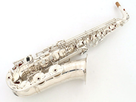 [SN 020118] USED YAMAHA / Alto sax YAS-62 silver plated, all tampos replaced [20]