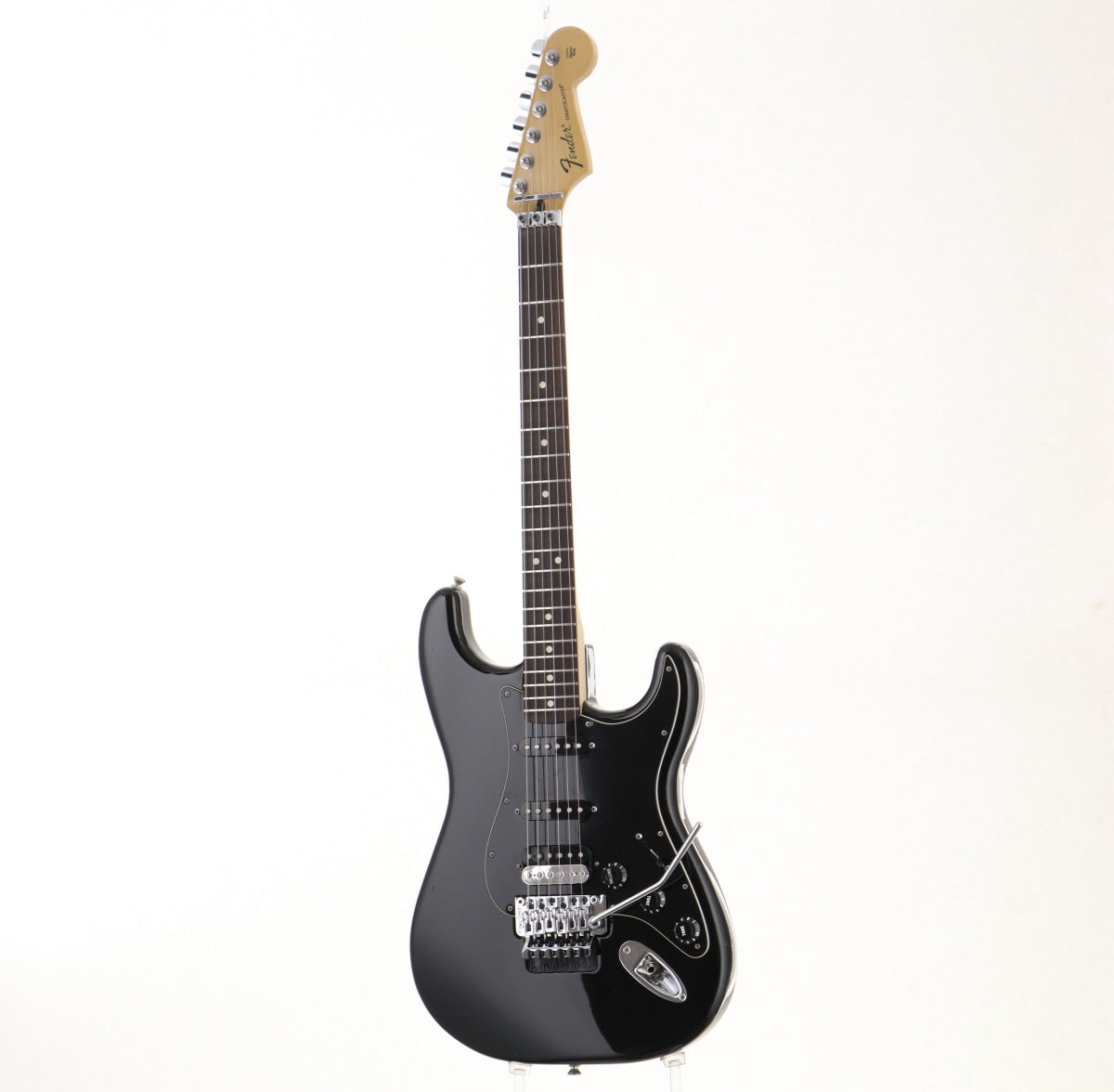 [SN MX15639886] USED FENDER MEXICO / STANDARD STRATOCASTER HSS WITH FLOYD ROSE BK [03]