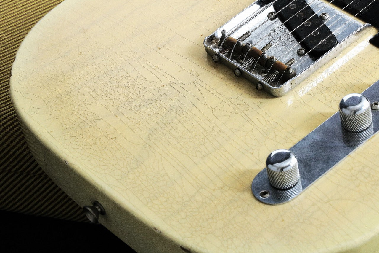 [SN R3000] USED Fender Custom Shop / 1955 Telecaster Closet Classic White Blond Build By John English -2002- [03]