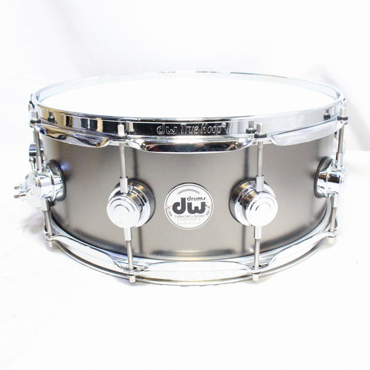 USED DW / DW-SBB1455SD/BRASS/C 14x5.5 Collectors Metal Snare Satin Black Brass Snare Drum [08]