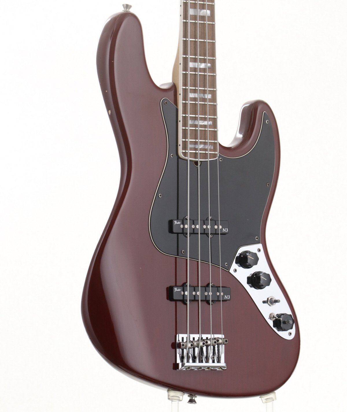 [SN US10244061] USED Fender / American Deluxe Jazz Bass N3 Transparent Wine Red/R [10]