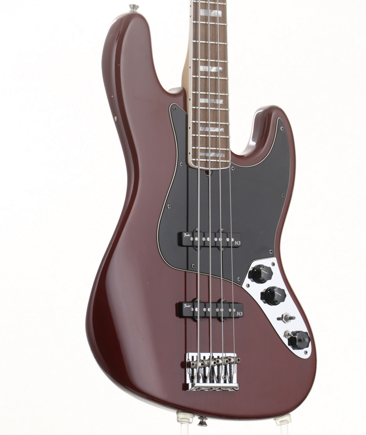 [SN US10244061] USED Fender / American Deluxe Jazz Bass N3 Transparent Wine Red/R [11]