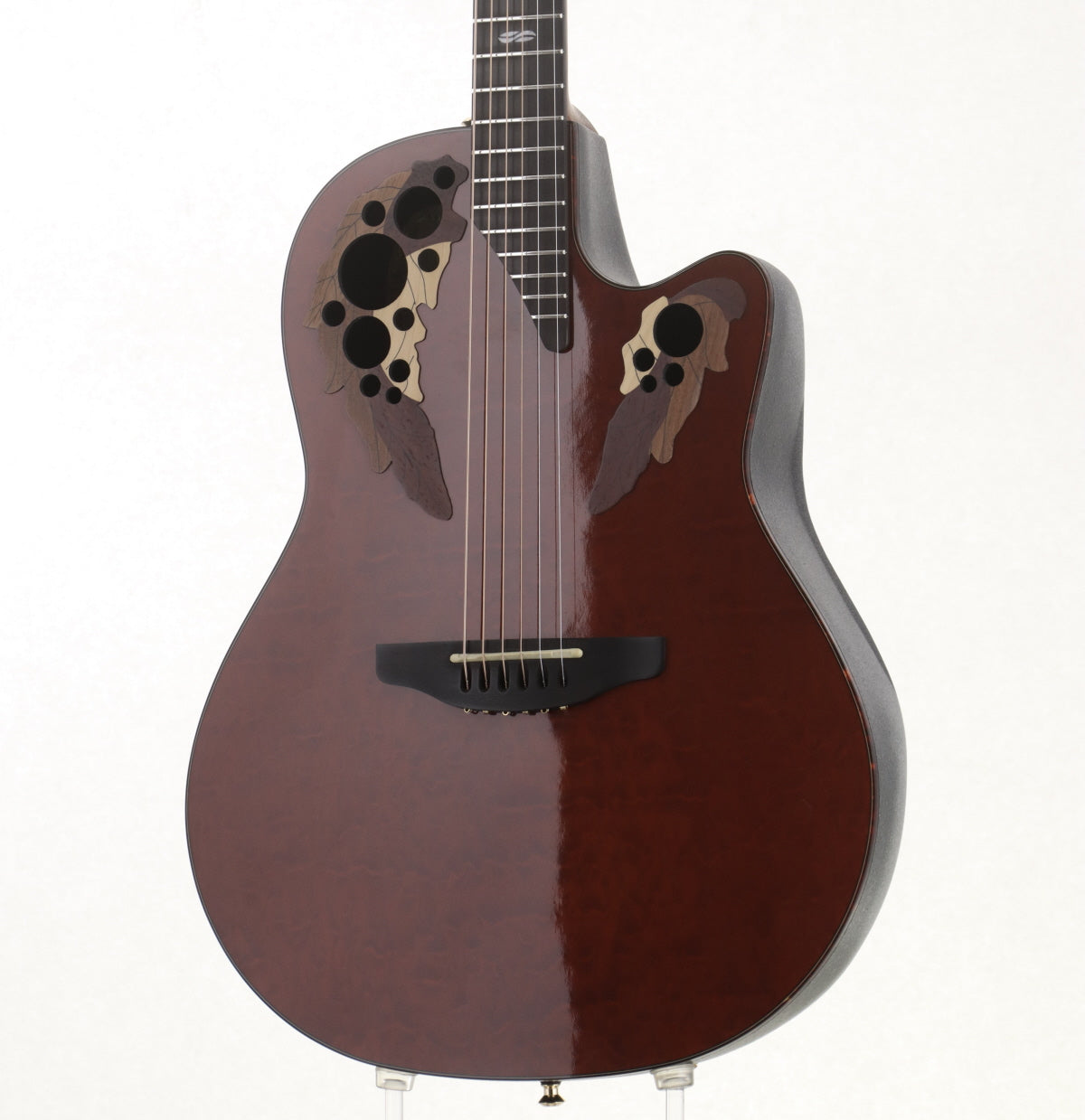 [SN 338] USED Ovation / 2002-AC Collectors Series African Cherry (Made in USA) Ovation Eleaco acoustic guitar [08]