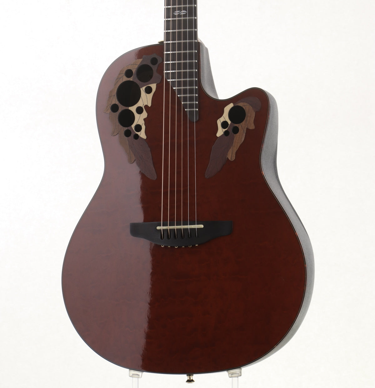 [SN 338] USED Ovation / 2002-AC Collectors Series African Cherry (Made in USA) Ovation Eleaco acoustic guitar [08]