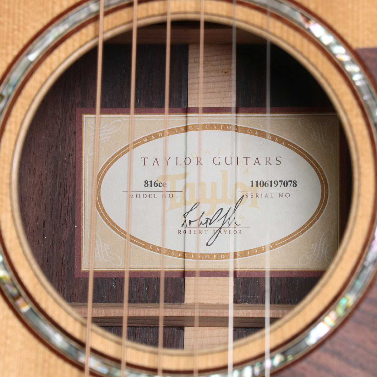 [SN 1106197078] USED Taylor / 816ce Florentine ES2 Natural [2017] Taylor Eleaco Acoustic Guitar Acoustic Guitar [08]