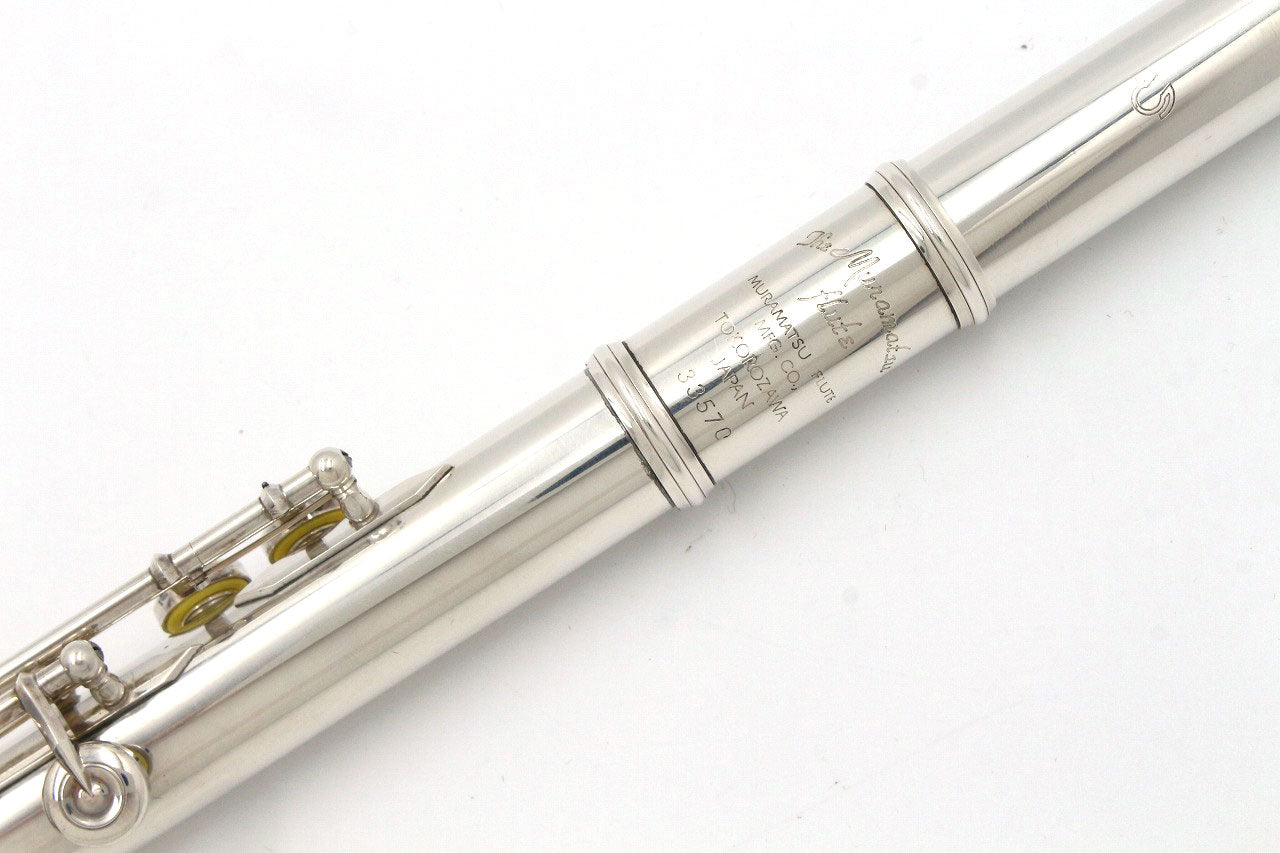 [SN 33570] USED MURAMATSU / All silver flute AD CC [09]