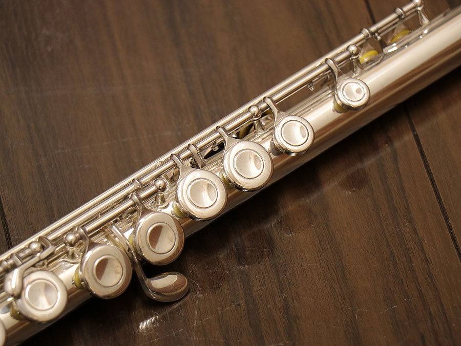 [SN 13881] USED SANKYO / Sankyo ARTIST all silver flute [10]