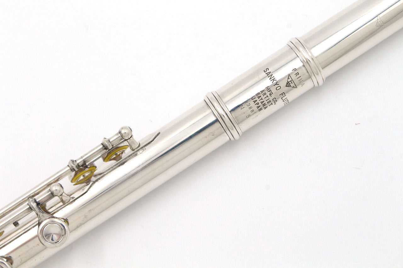 [SN 13881] USED SANKYO / Flute ARTIST N.S CC all silver [09]