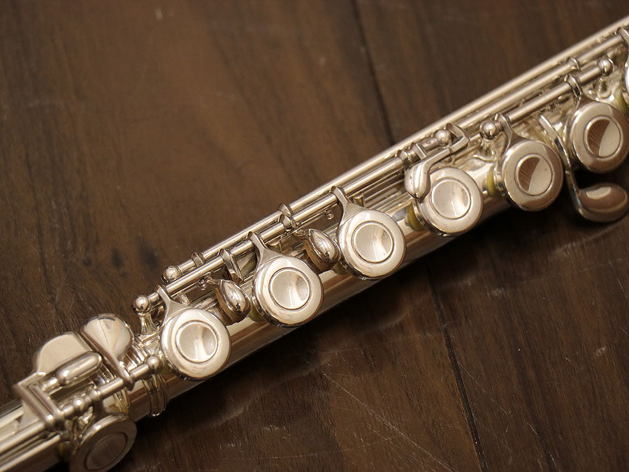 [SN 13881] USED SANKYO / Sankyo ARTIST all silver flute [10]