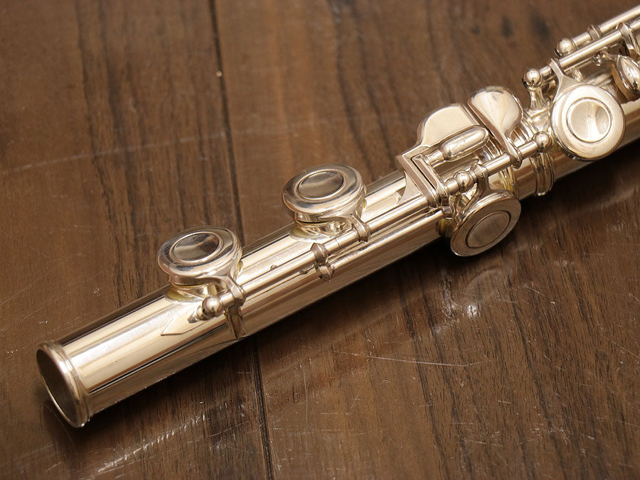 [SN 13881] USED SANKYO / Sankyo ARTIST all silver flute [10]