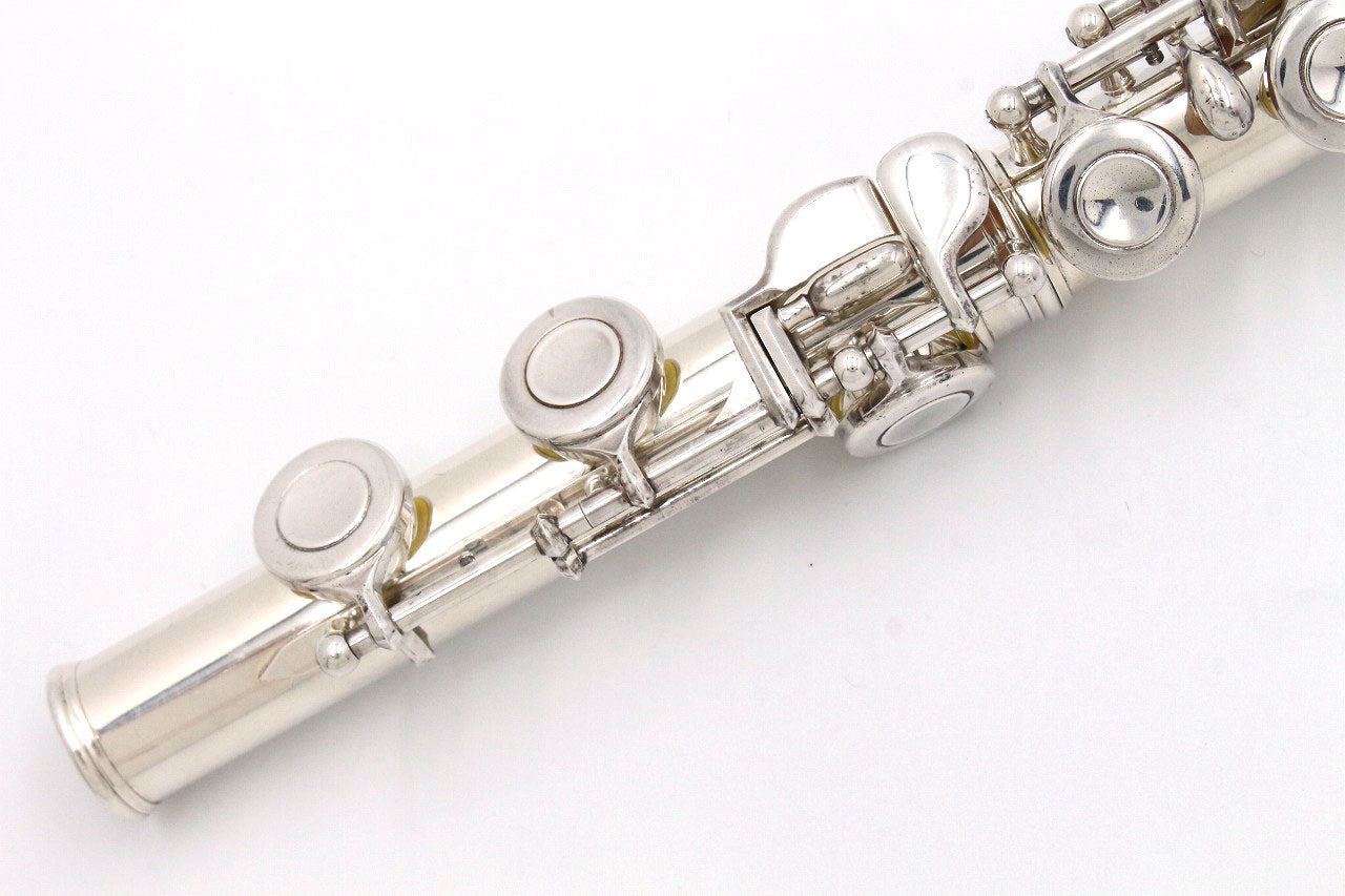 [SN 13881] USED SANKYO / Flute ARTIST N.S CC all silver [09]