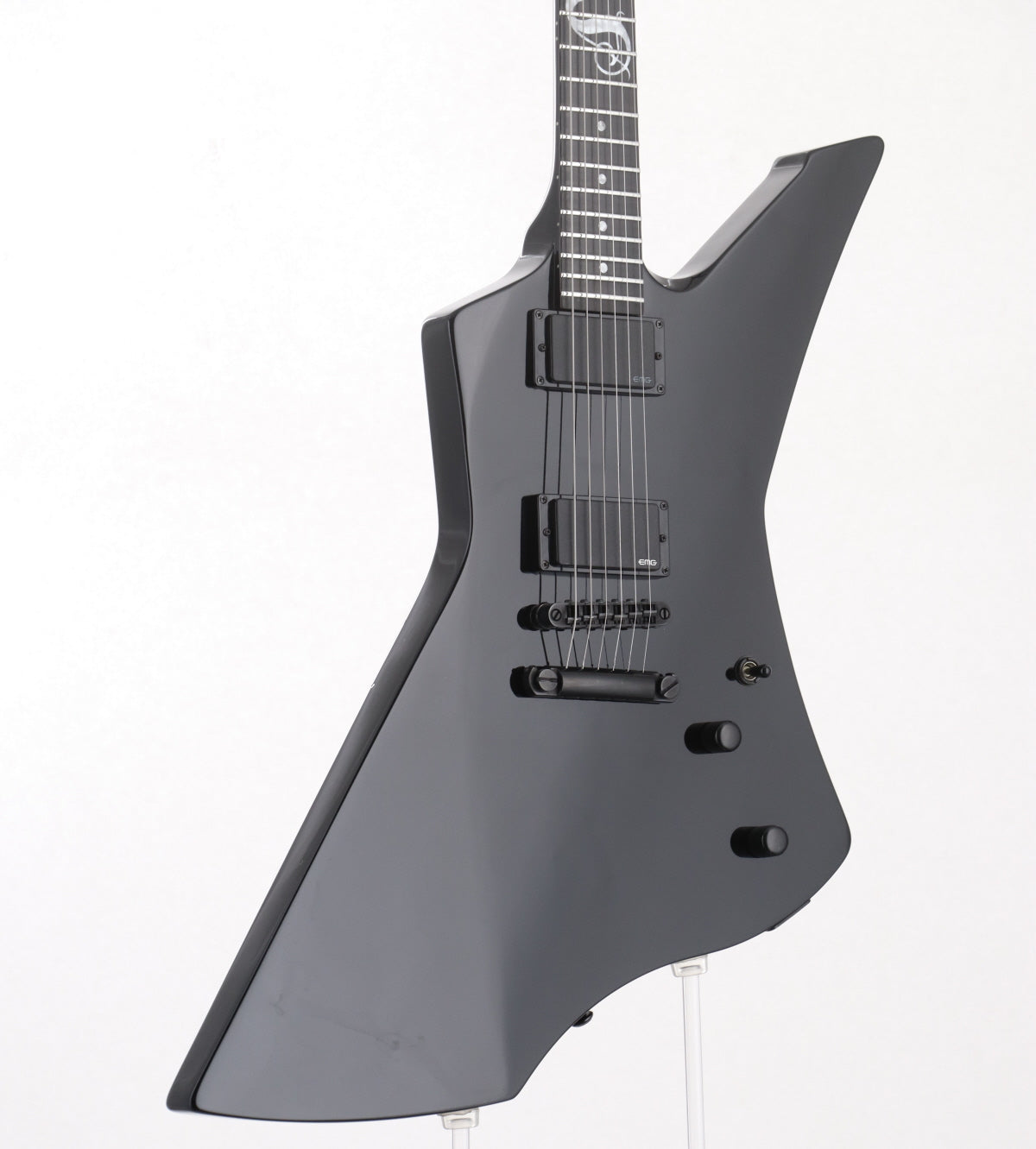 [SN W11041251] USED LTD / SNAKEBYTE James Hetfield Signature Model Modified Black [06]