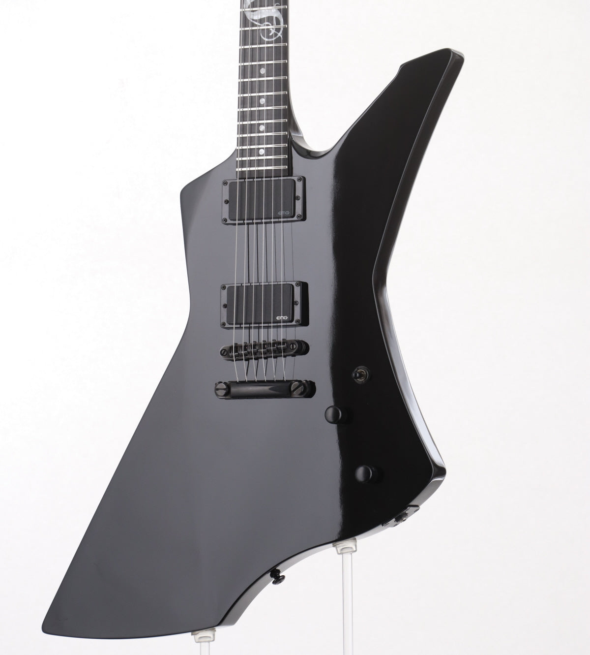 [SN W11041251] USED LTD / SNAKEBYTE James Hetfield Signature Model Modified Black [06]