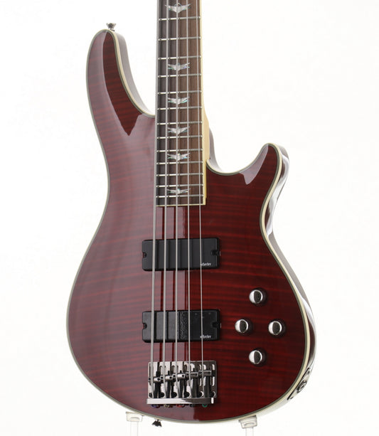 [SN IW 18082130] USED SCHECTER / AD-OM-EXT-5 Black Cherry [03]