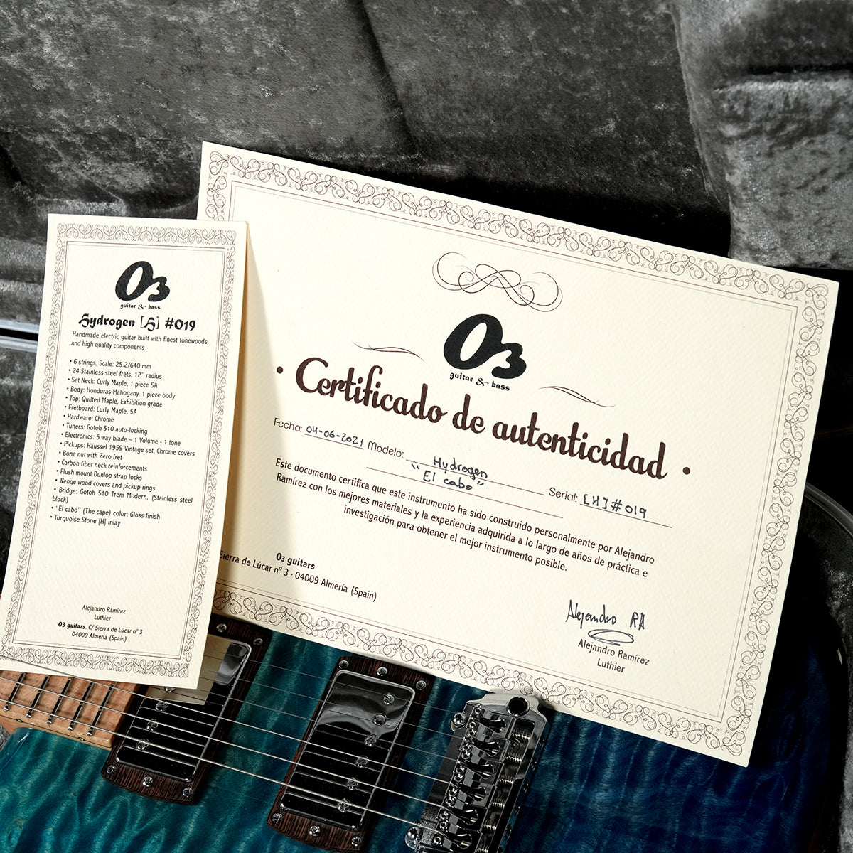 [SN 019] USED O3 GUITARS / Hydrogen El Cabo [05]