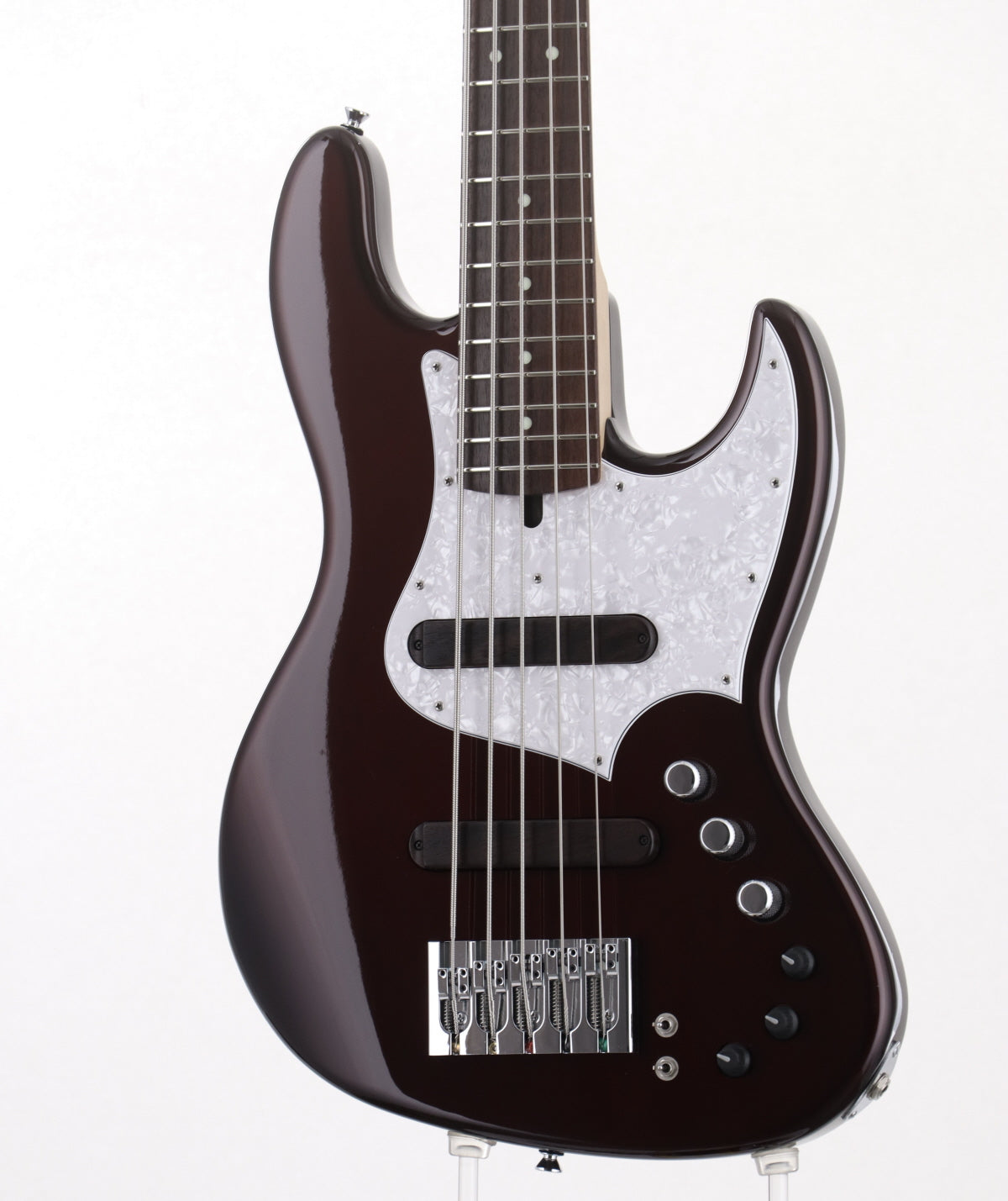 [SN J-952] USED Xotic / XJ-1T 5Strings Black Cherry Metallic [06]