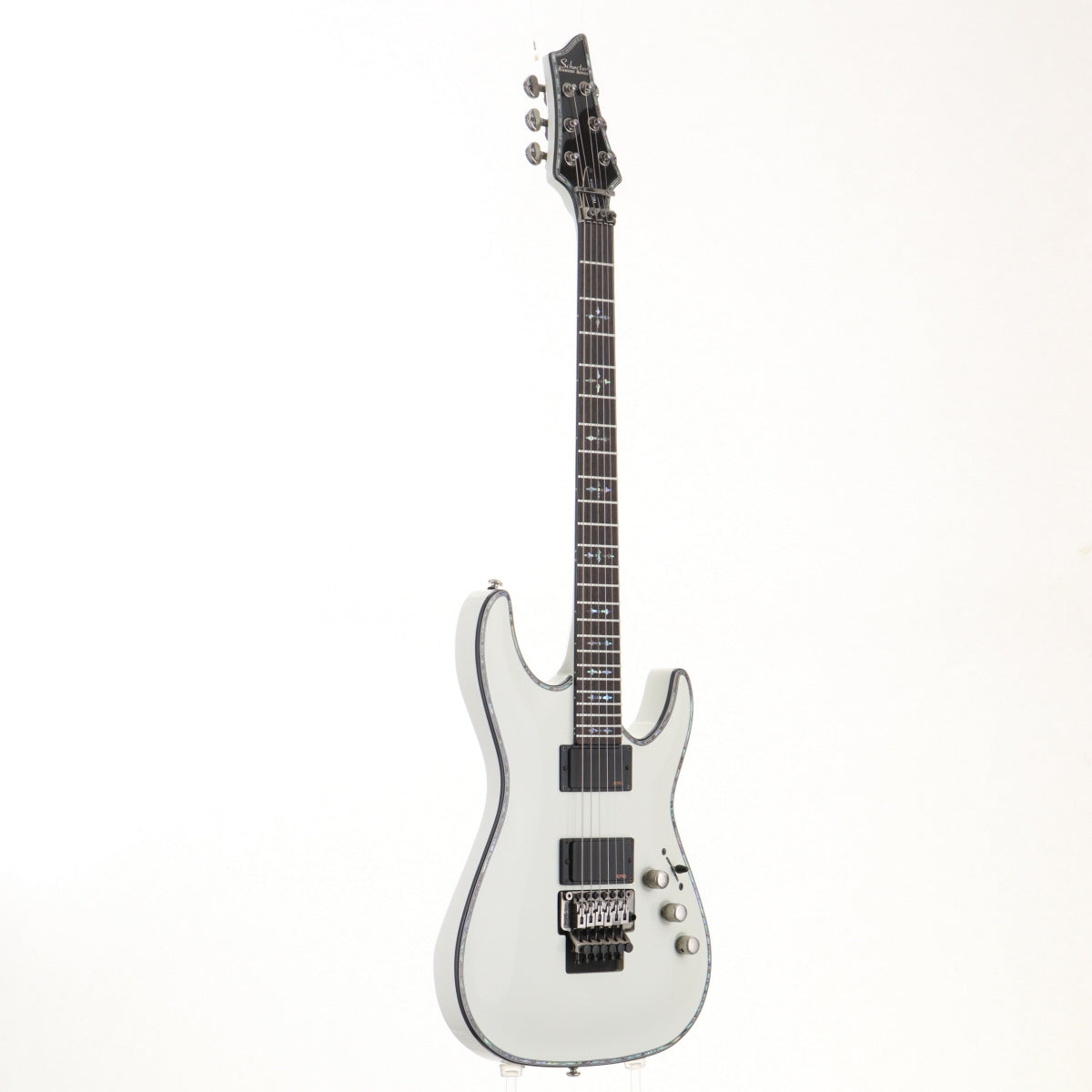 [SN W10122318] USED SCHECTER / AD-C-1-FR-HR White (Active) [3.67kg] Schecter Electric Guitar [08]