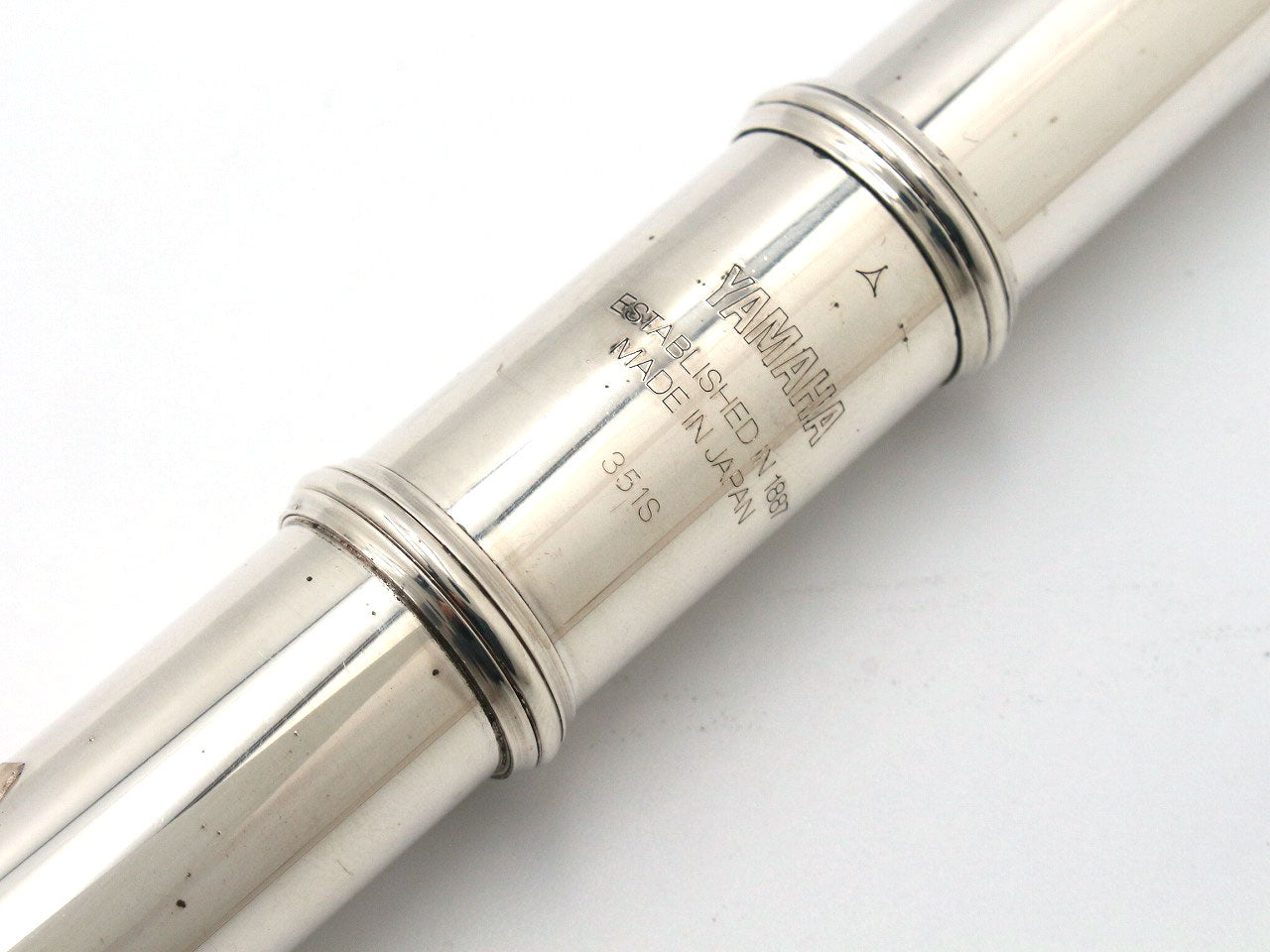 [SN 014578] USED YAMAHA / Flute YFL-351S Lip silver, all tampos replaced [09]