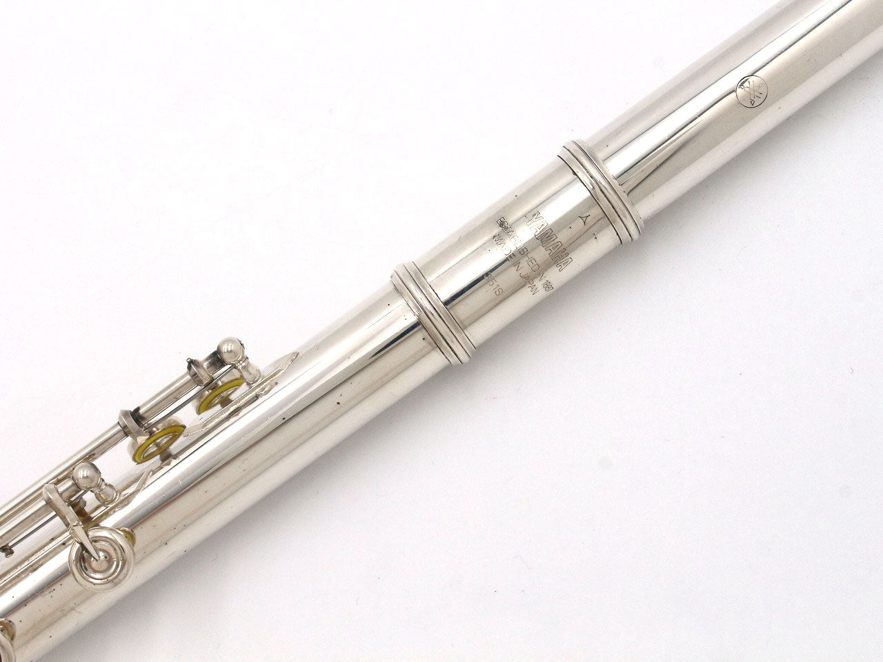 [SN 014578] USED YAMAHA / Flute YFL-351S Lip silver, all tampos replaced [09]