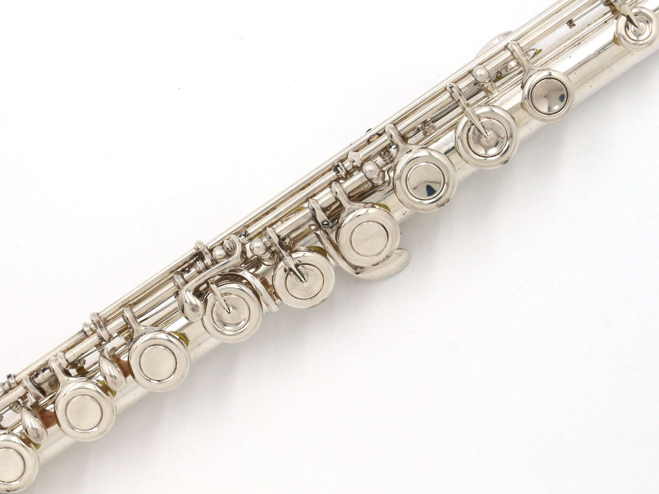 [SN 014578] USED YAMAHA / Flute YFL-351S Lip silver, all tampos replaced [09]