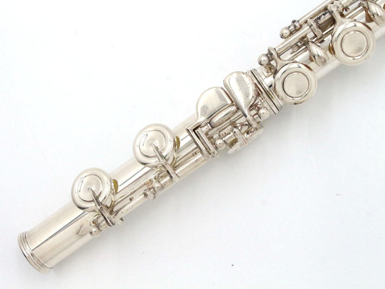 [SN 014578] USED YAMAHA / Flute YFL-351S Lip silver, all tampos replaced [09]