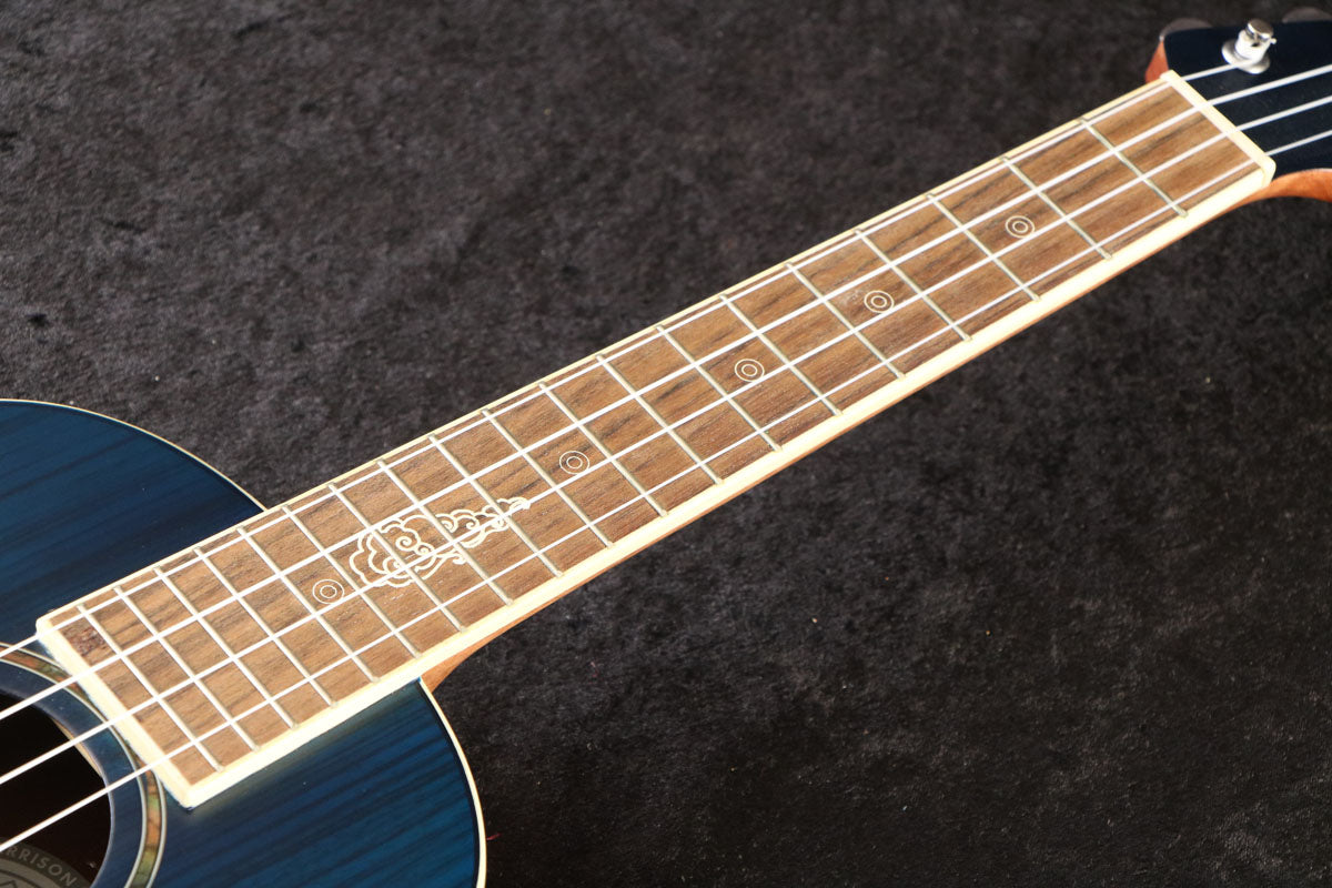 [SN CAU2125998] USED Fender / Dhani Harrison Signature Ukulele Sapphire Blue Transparent [03]