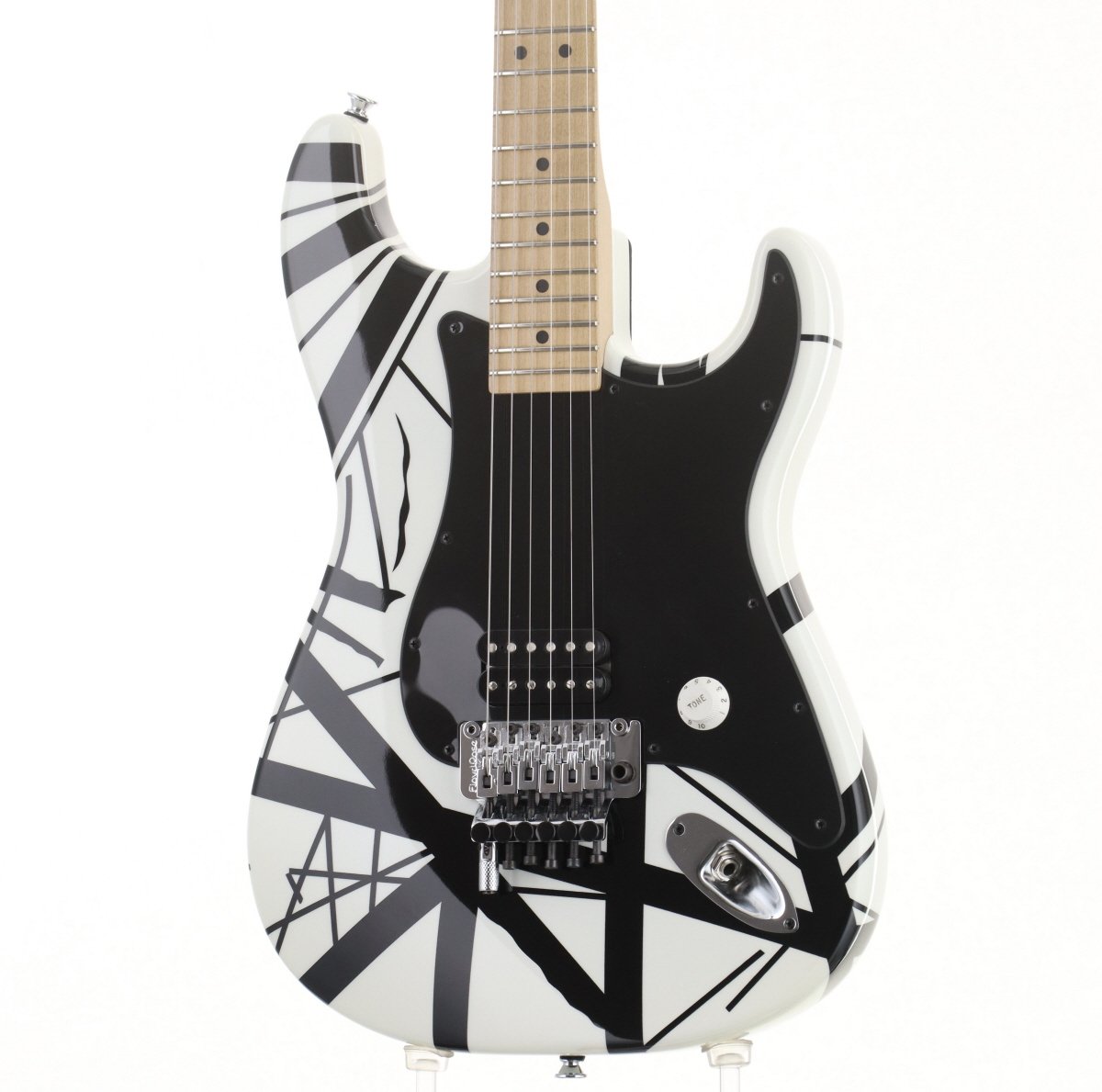 [SN AS1197] USED Charvel / EVH ART Series White and Black Stripes, made in 2005 [09]