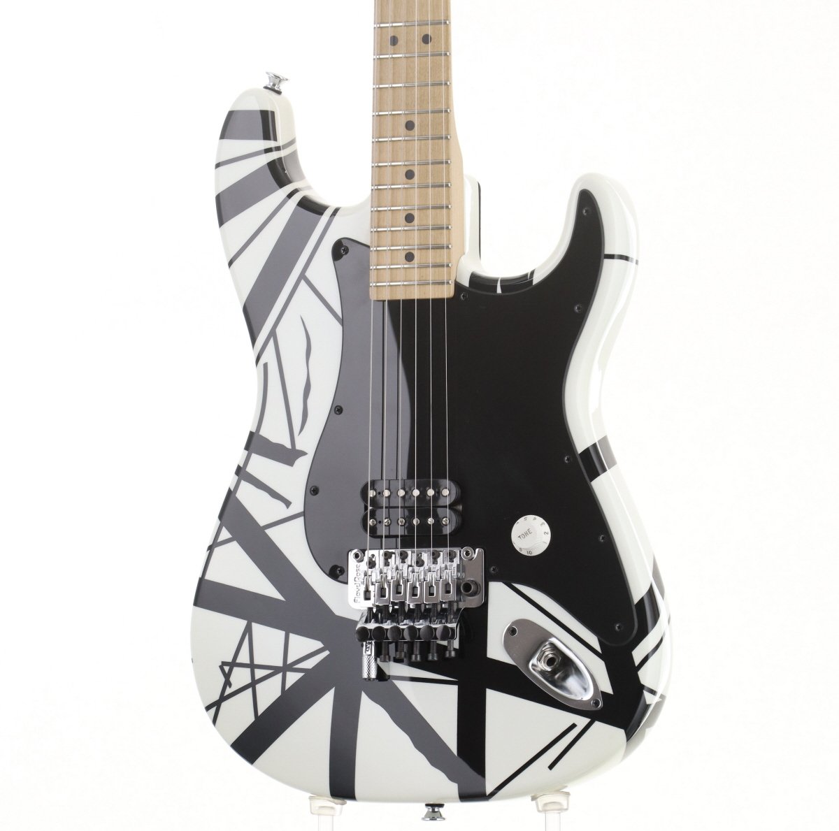 [SN AS1197] USED Charvel / EVH ART Series White and Black Stripes, made in 2005 [09]