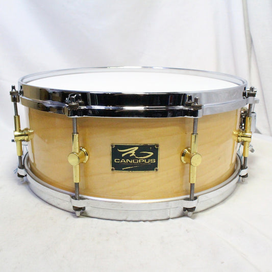 USED CANOPUS / M-1455 The Maple Snare Drum 14×5.5 CANOPUS Snare Drum [08]
