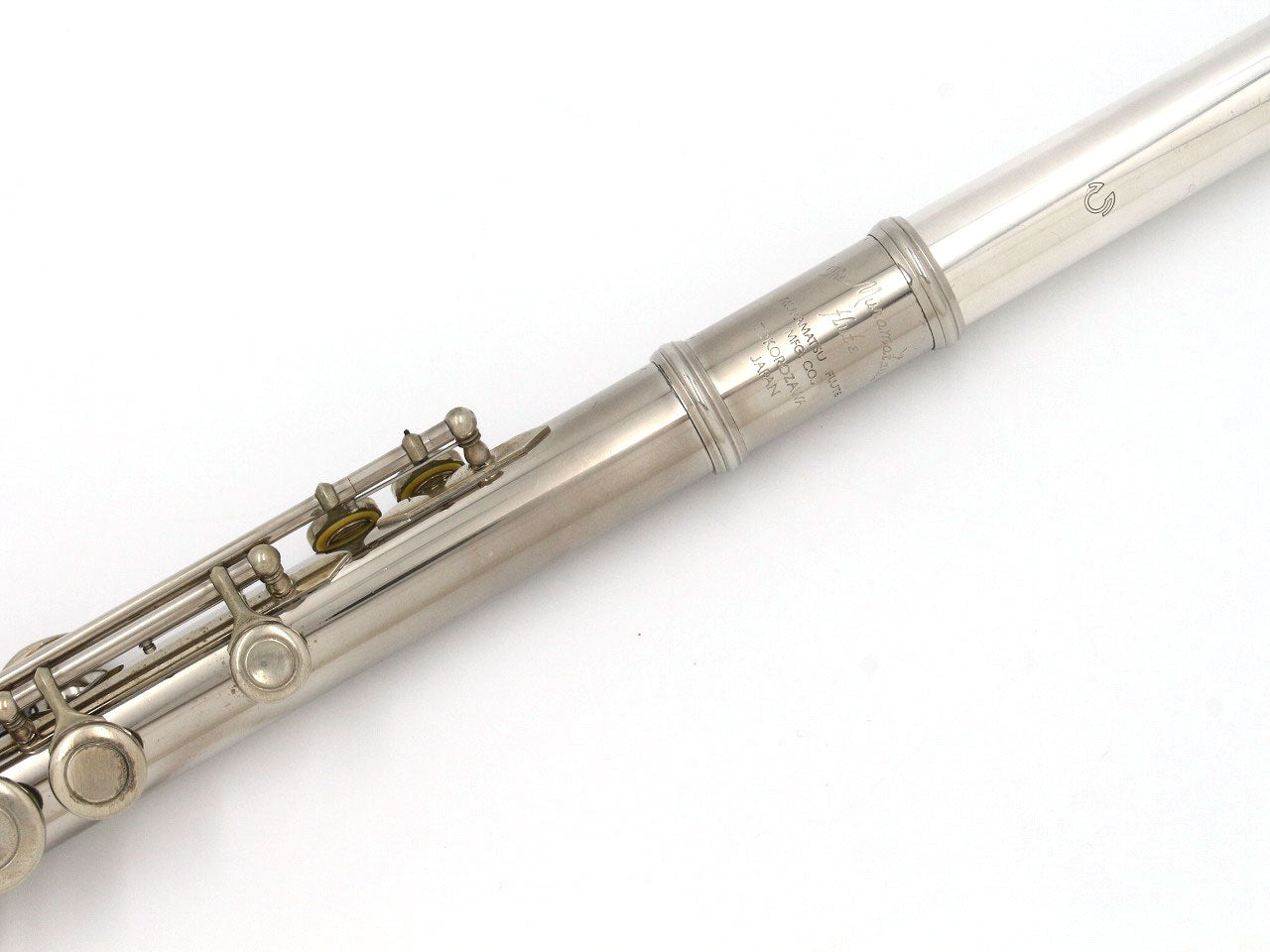 [SN C541] USED MURAMATSU / Flute M-95 Silver Head Tube [09]