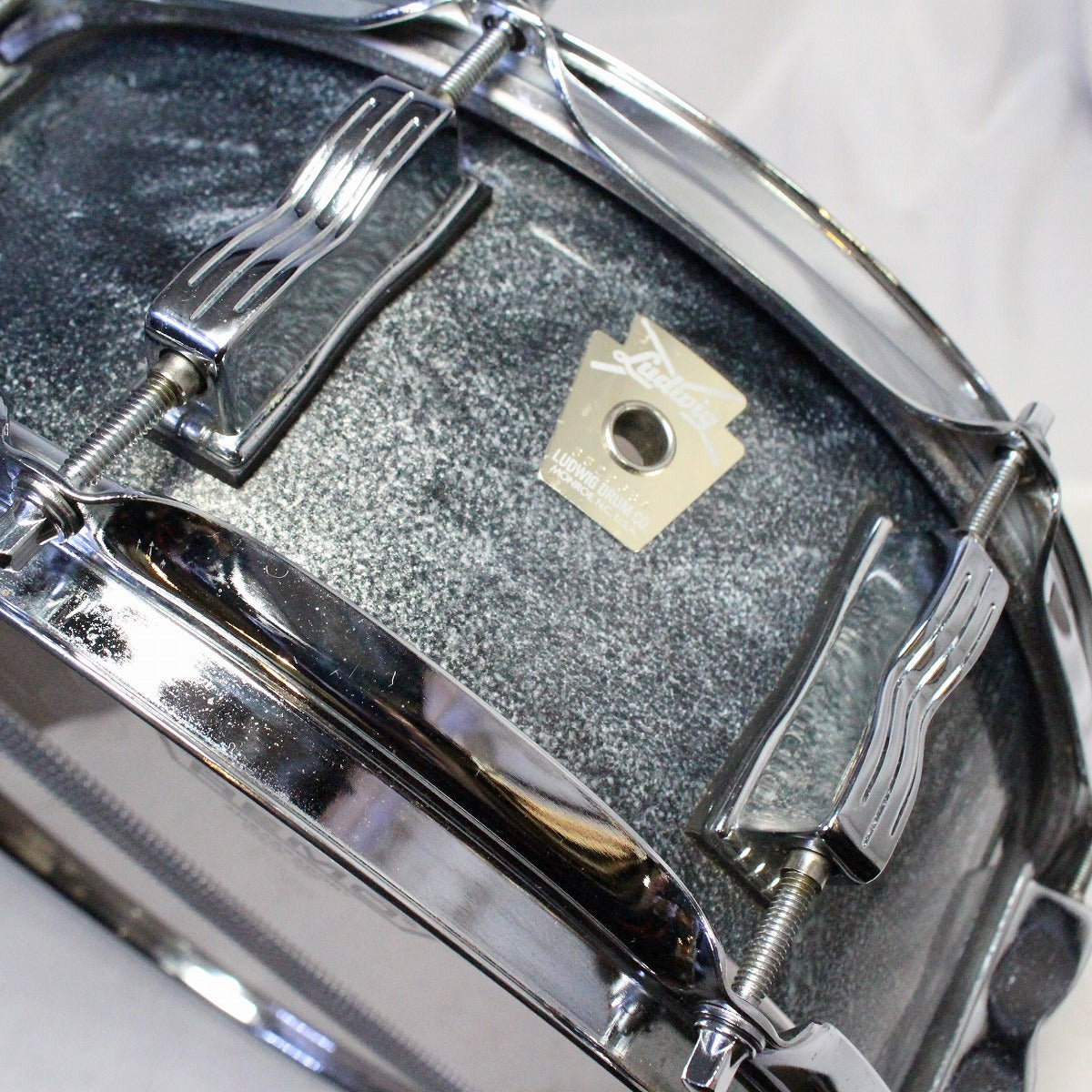 USED LUDWIG / LC401 Classic Series #Black Marble 14x5 RADIC Snare Drum [08]