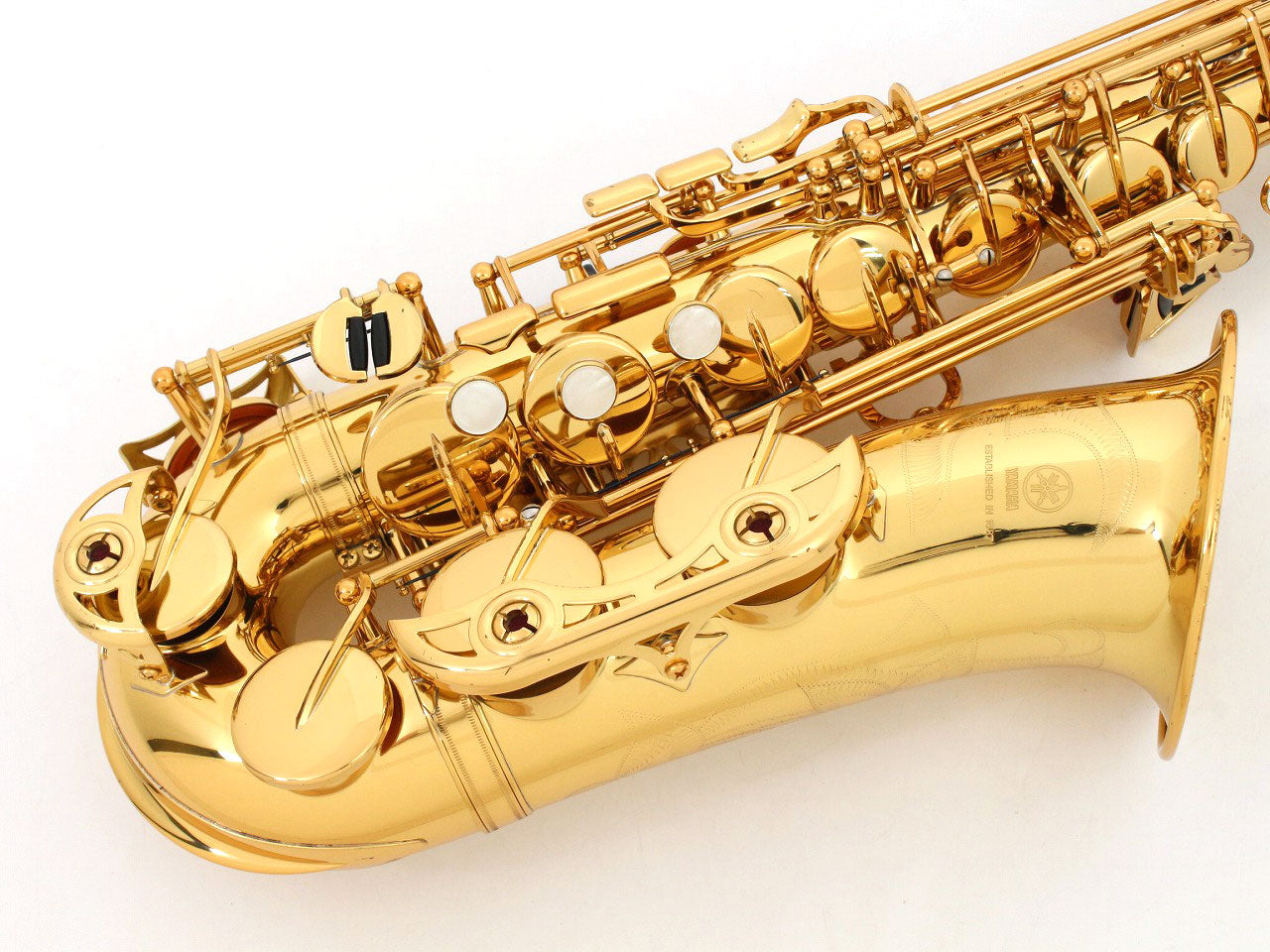 [SN D24031] USED YAMAHA / Alto saxophone YAS-62 G1 neck, all tampos replaced [20]