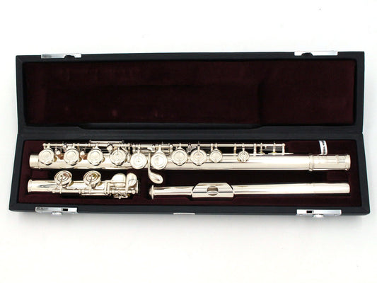 [SN Q69603] USED YAMAHA / Silver flute YFL-412 [09]