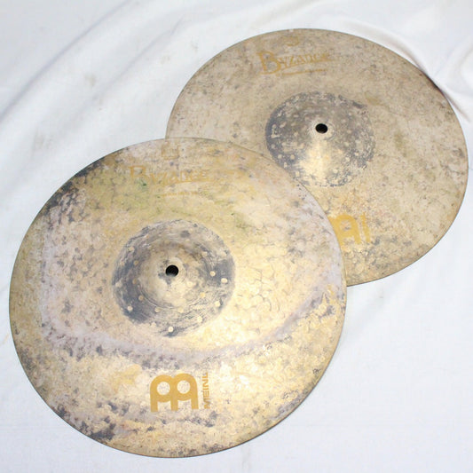 USED MEINL / Byzance Vintage Pure Hihats B14VPH 996/1232g [08]