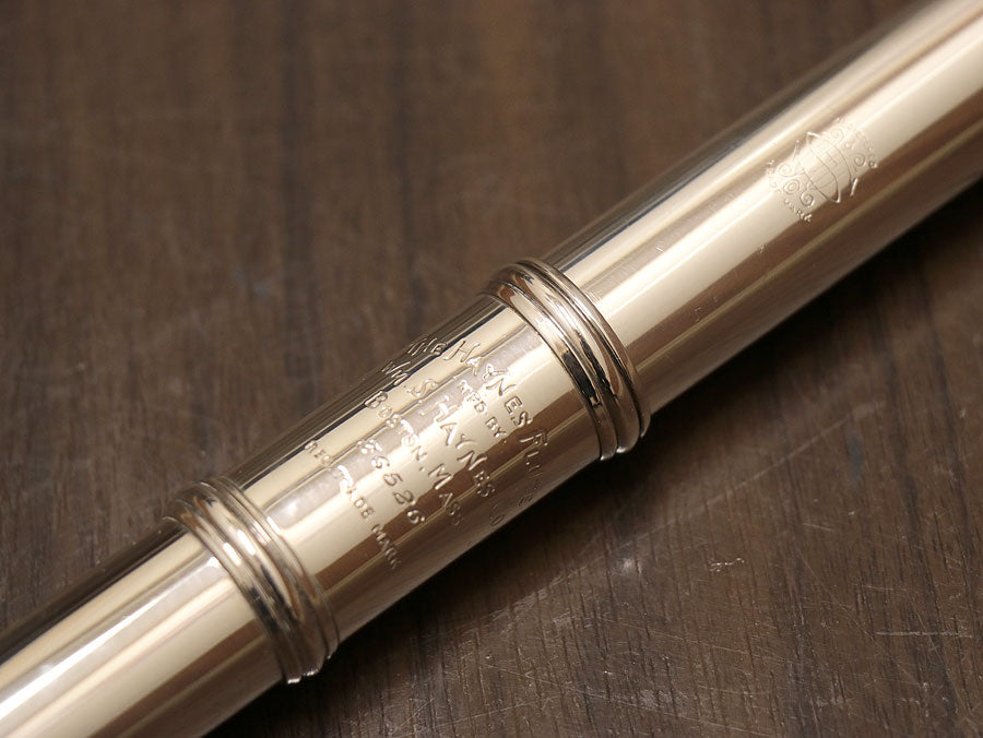 [SN 36526] USED HAYNES HAND MADE SILVER all silver flute [10]