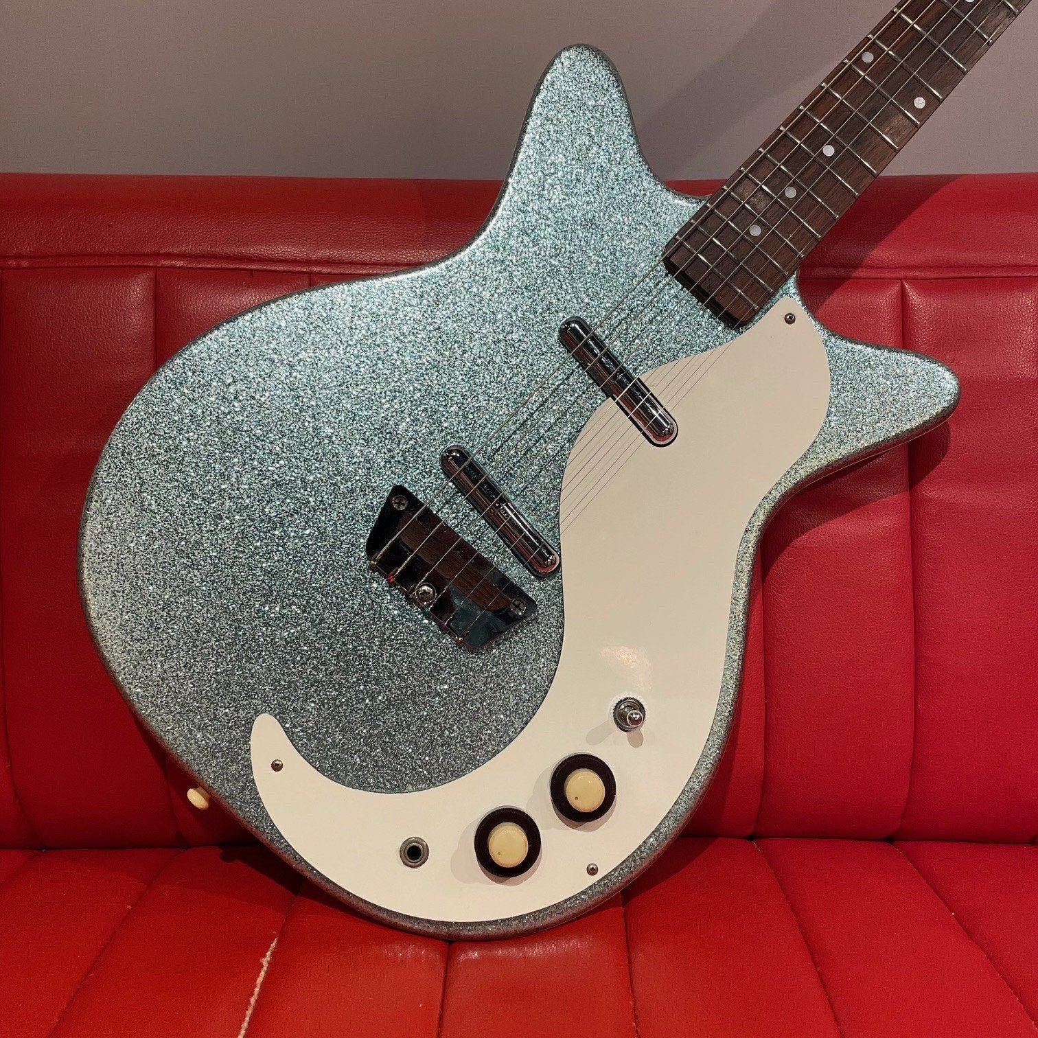 USED Danelectro / 59DC Green Sparkle [04] – Ishibashi Music Corporation.