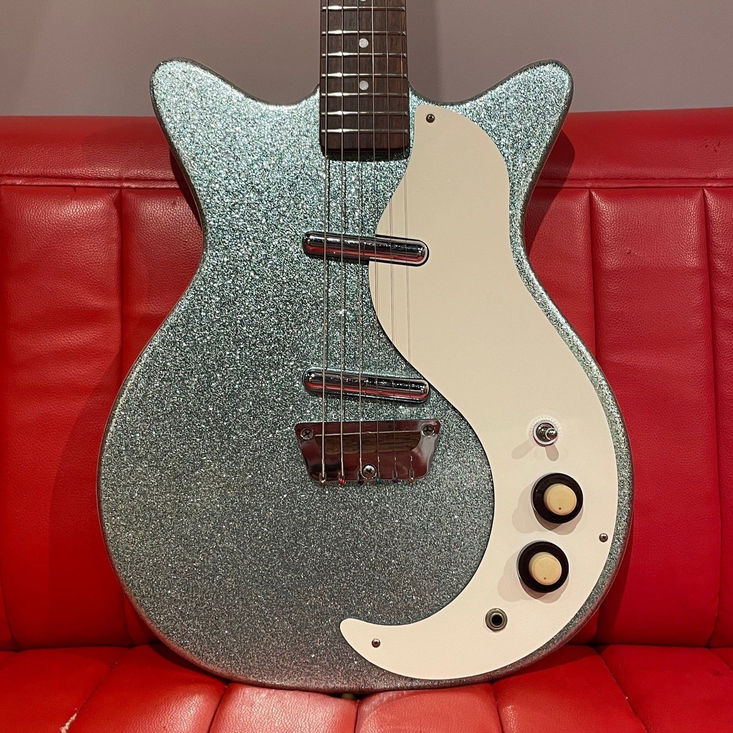 USED Danelectro / 59DC Green Sparkle [04]