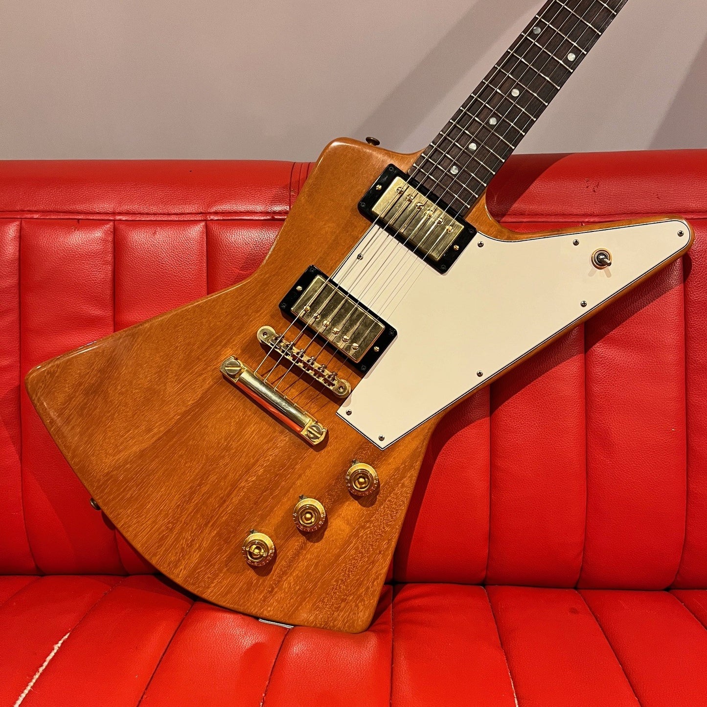 [SN 8 4642] USED Gibson Custom Shop / 1958 Explorer Mahogany Elbow Cut VOS Natural-2014- [04]