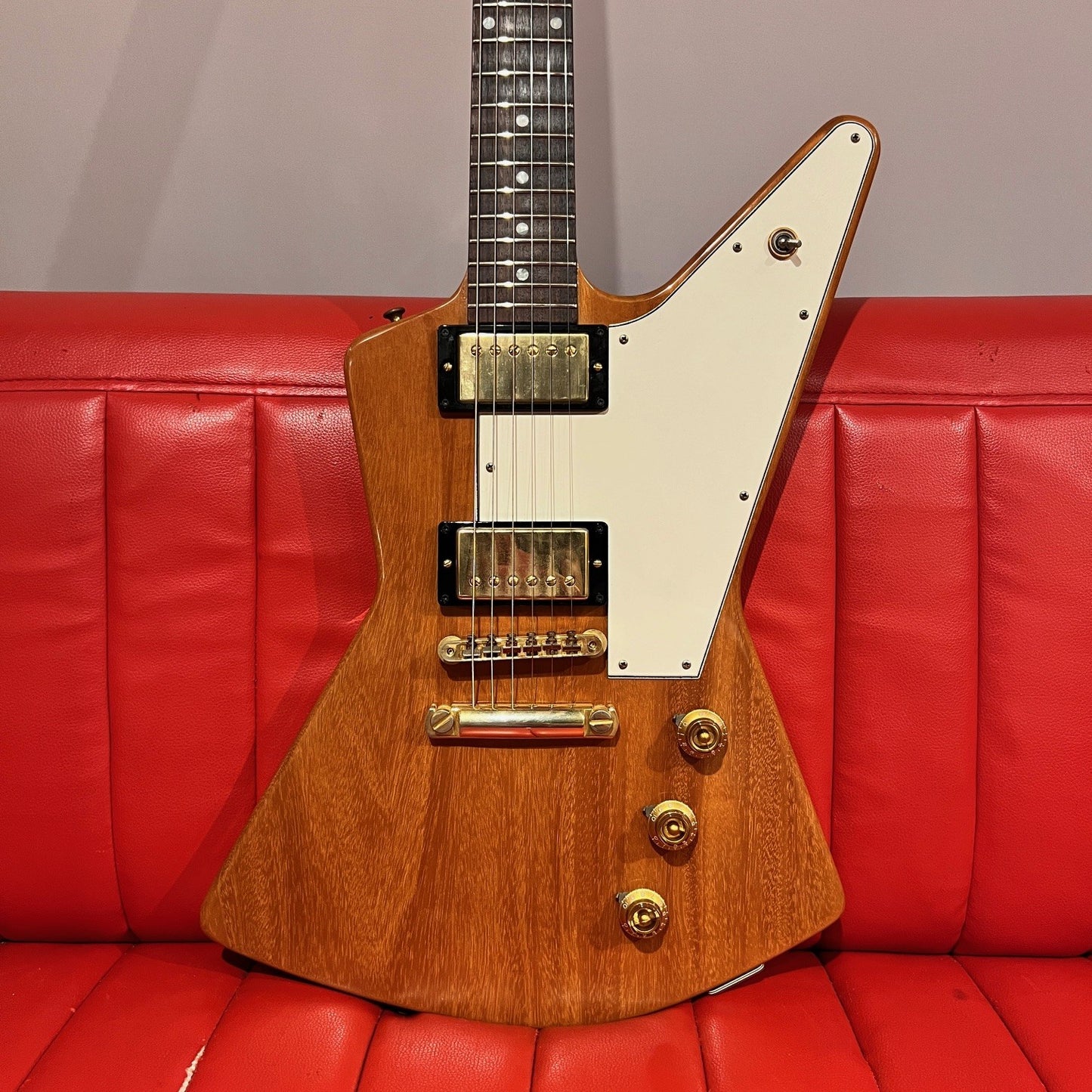 [SN 8 4642] USED Gibson Custom Shop / 1958 Explorer Mahogany Elbow Cut VOS Natural-2014- [04]