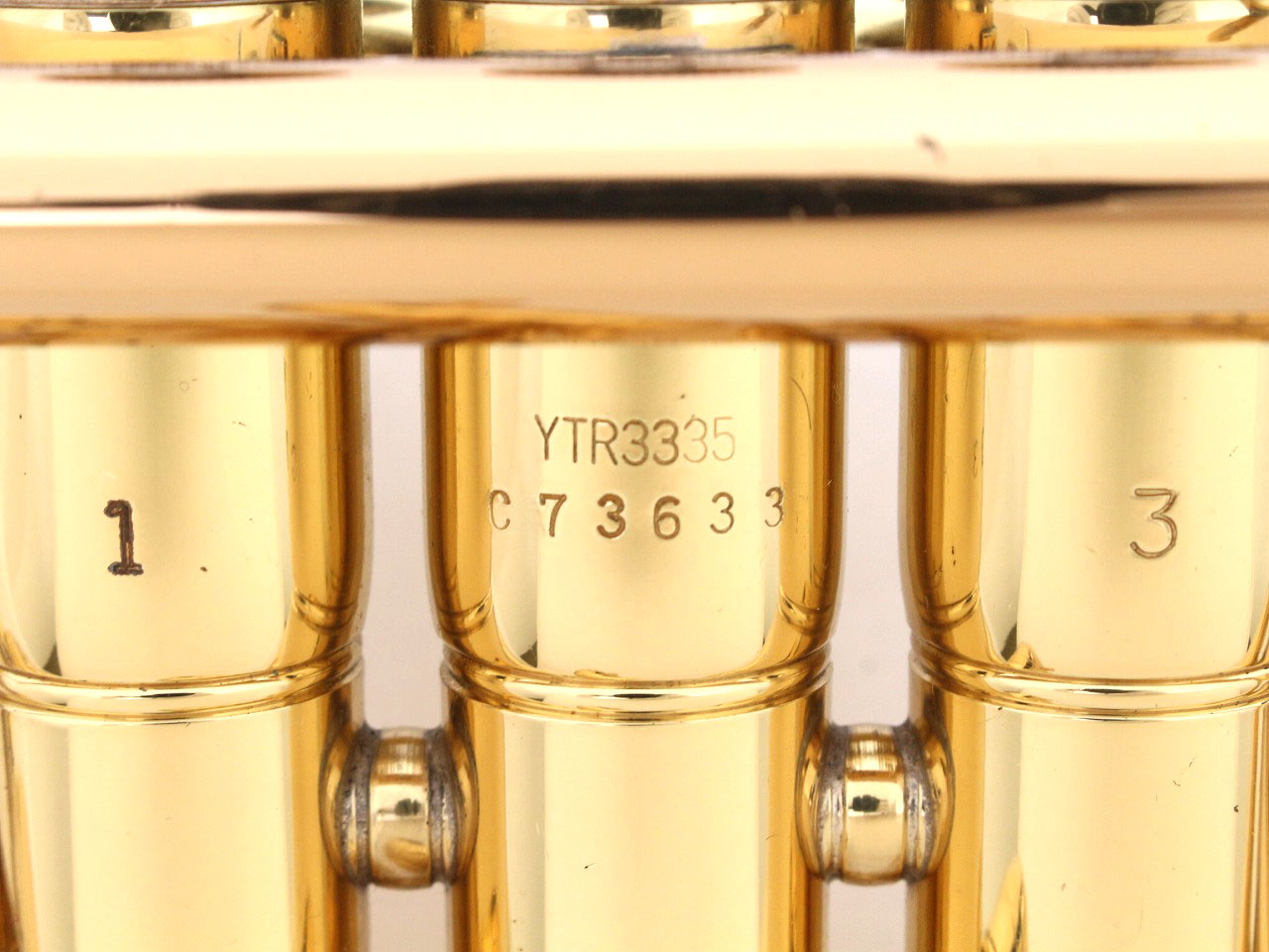 [SN C73633] USED YAMAHA / Trumpet YTR-3335 Lacquer Finish Reverse Tube Made in Japan [09]