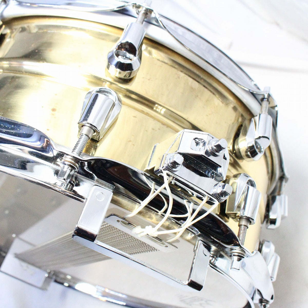 USED YAMAHA / SD4455 Brass Snare 14×5.5 Yamaha Snare Drum [08]
