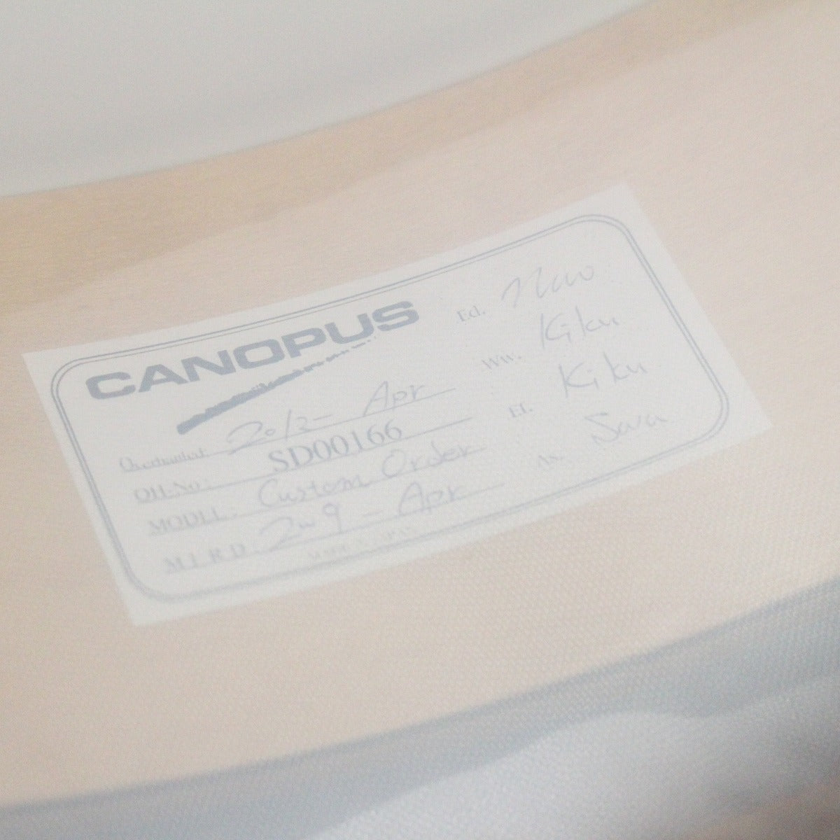 USED CANOPUS / Maple &amp; Poplar Custom Snare 13x6.5 CANOPUS Snare Drum [08]
