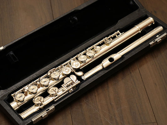 [SN 87098] USED SANKYO / SANKYO SILVER SONIC P.A. NEL Silver flute [10]