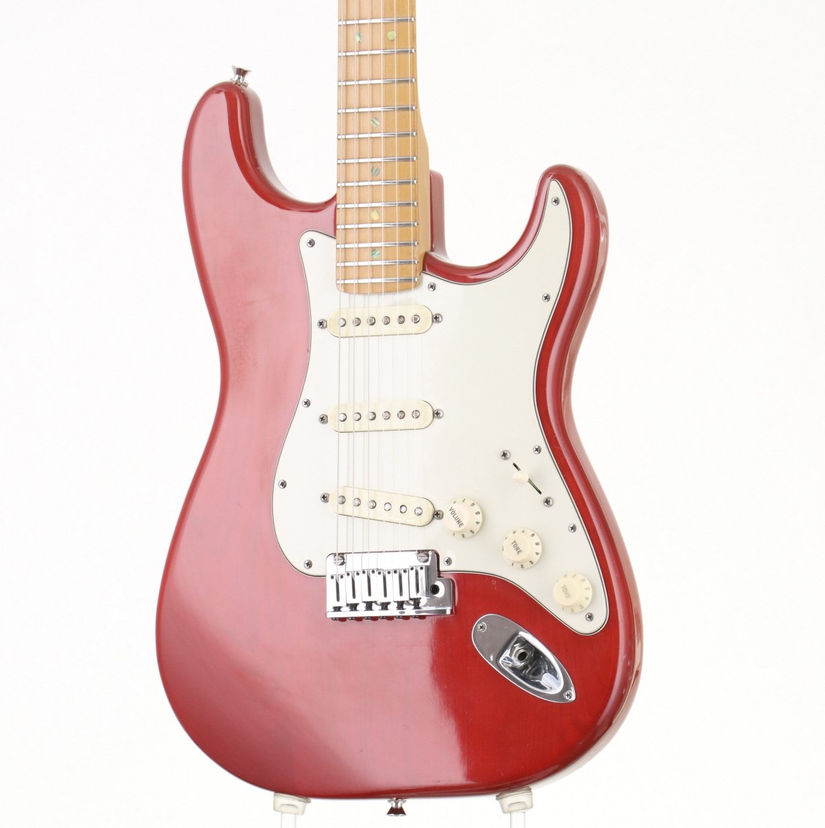 [SN DN813560] USED Fender USA / American Deluxe Stratocaster Crimson Trans/M [1998/3.90kg] Fender Electric Guitar [08]